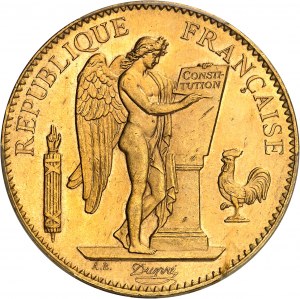 IIIe République (1870-1940). 100 francs Génie 1909, A, Paris.