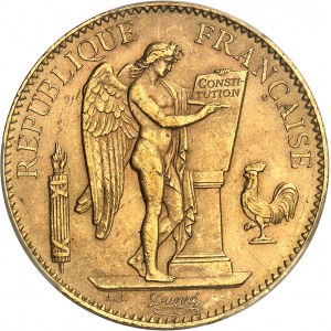 Třetí republika (1870-1940). 100 franků Génie 1912, A, Paříž.
