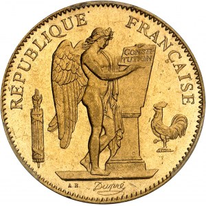 IIIe République (1870-1940). 50 francs Génie 1887, A, Paris.