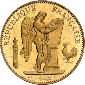 Third Republic (1870-1940). 50 francs Génie 1887, A, Paris.