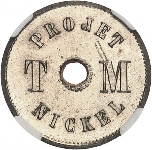 Tretia republika (1870-1940). Essai ou projet de T. Michelin, au module 2, sans listels, non daté ND (1889), Paris.