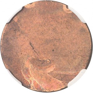 Terza Repubblica (1870-1940). Essai uniface de nickel ou projet de T. Michelin, copper coinage 1890, Paris.