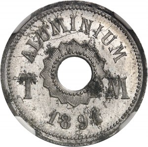 Třetí republika (1870-1940). Essai uniface en aluminium, T. Michelin, ražba z hliníku 1891, Paříž.