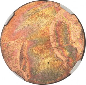 Tretia republika (1870-1940). Essai uniface od T. Michelina, neperforovaná, medená minca 1891, Paríž.