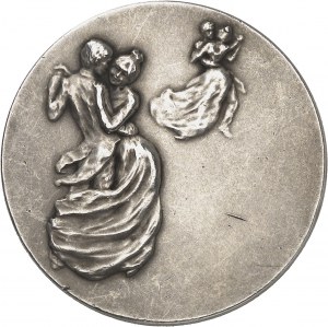 IIIe République (1870-1940). Médaille, La danse ou Tour de valse par Rupper Carabin, SAMF n° 16 1901, Paris.