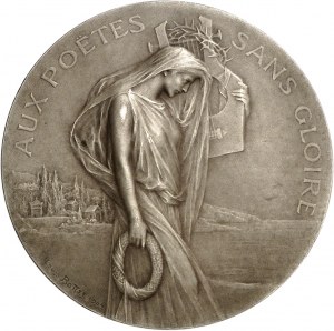 Dritte Republik (1870-1940). Medaille, aux poëtes sans gloire von Louis Bottée, SAMF Nr. 10 1905, Paris.