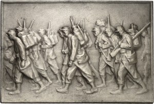 Terza Repubblica (1870-1940). Medaglia, Soldati di Paul Roger-Bloche, SAMF n° 68 1905, Parigi.