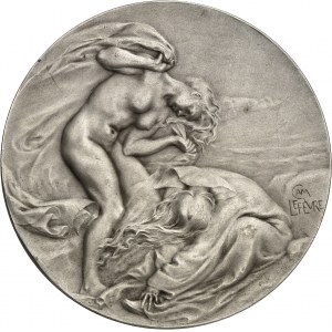 Terza Repubblica (1870-1940). Medaglia, il vento di Camille Lefèvre, SAMF n° 44 1906, Parigi.