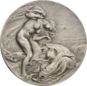 Dritte Republik (1870-1940). Medaille, le Vent von Camille Lefèvre, SAMF Nr. 44 1906, Paris.