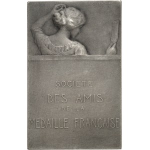 IIIe République (1870-1940). Medal, la toilette by Ovide Yencesse, SAMF n° 26 1910, Paris.