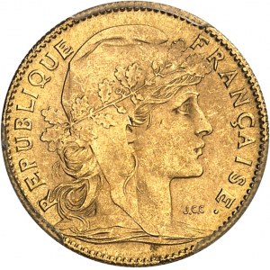 IIIe République (1870-1940). 10 francs Marianne 1899, Paris.