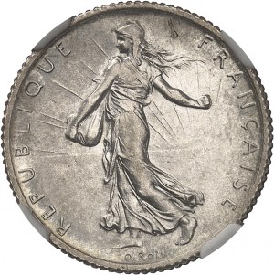 Terza Repubblica (1870-1940). 1 franco Semeuse 1903, Parigi.