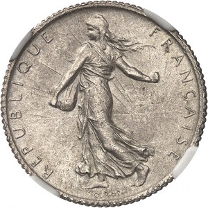 Third Republic (1870-1940). 1 franc Semeuse 1914, C, Castelsarrasin.