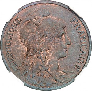 Tretia republika (1870-1940). 5 centimes Daniel-Dupuis 1905, Paríž.