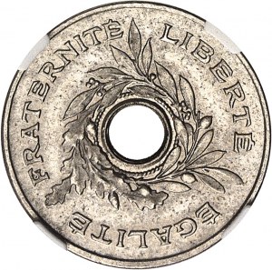 IIIe République (1870-1940). Essai de 25 centimes, concours de 1913, par Guis, petit module 1913, Paris.