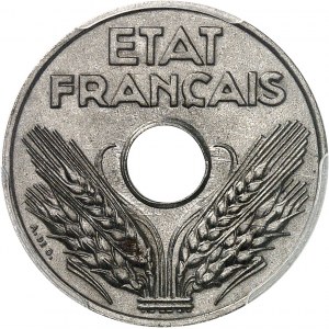 Państwo francuskie (1940-1944). 20 centów w żelazie 1944, Paryż.