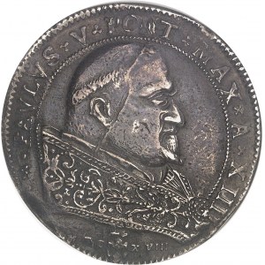 Comtat Venaissin, Paweł V (1605-1621). Piastre MDCXVIII (1618) - Rok IIII, Awinion.