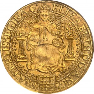 Elżbieta I (1558-1603). Suweren, wydanie 6 ND (1584-1586), Londyn.