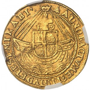 Elisabetta I (1558-1603). Angelo d'oro, 6° emissione ND (1582-1583), Londra.