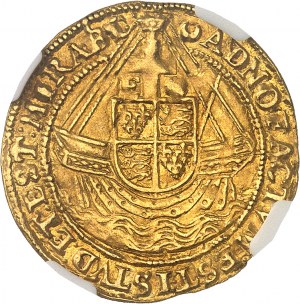 Alžběta I. (1558-1603). Zlatý anděl, 6. vydání ND (1587-1589), Londýn.