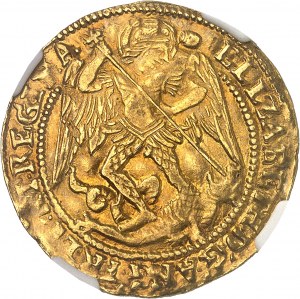 Alžbeta I. (1558-1603). Zlatý anjel, 6. vydanie ND (1592-1595), Londýn.