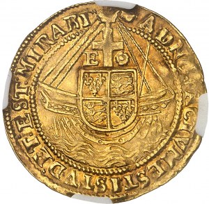 Elżbieta I (1558-1603). Złoty Anioł, wydanie 6 ND (1592-1595), Londyn.