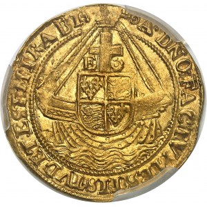 Elisabeth I. (1558-1603). Goldener Engel, 6. Ausgabe ND (1595-1598), London.