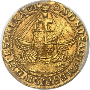 Élisabeth Ire (1558-1603). Ange d’or, 6e émission ND (1600), Londres.