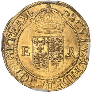 Elizabeth I (1558-1603). Half pound, 6th issue, with small ND bust (1594-1596), London.