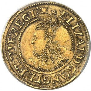Elżbieta I (1558-1603). Korona, wydanie 6 ND (1594-1596), Londyn.