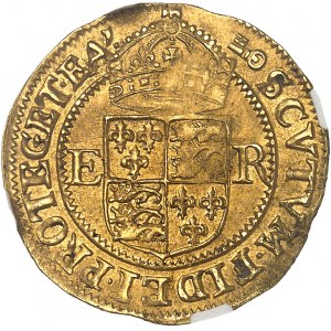 Alžbeta I. (1558-1603). Koruna, 6. emisia ND (1595-1598), Londýn.