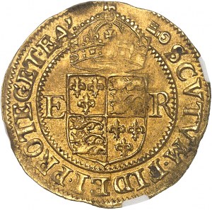 Alžběta I. (1558-1603). Koruna, 6. vydání ND (1595-1598), Londýn.