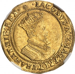 Jacques Ier (1603-1625). Double couronne (double crown), 4e buste ND (1605-1606), Londres.