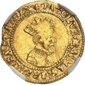 Jakub I. (1603-1625). Koruna (britská koruna), 5. poprsí ND (1607-1609), Londýn.