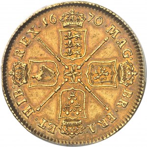 Karol II (1660-1685). 5 grajciarov 1670, Londýn.