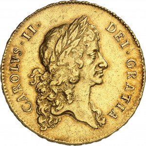 Carlo II (1660-1685). 5 ghinee 1678/7, Londra.