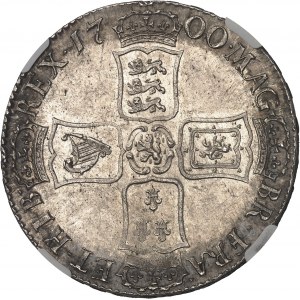 Vilém III (1694-1702). Koruna, 3. poprsí 1700, Londýn.