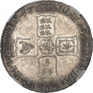 Guillaume III (1694-1702). Couronne (crown), 3e buste 1700, Londres.