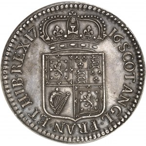 Schottland, Jakob Franz Stuart (VIII), Prätendent (1701-1766). Krone (crown), spätere Prägung aus Silber, von Matthew Young 1716 (1828).