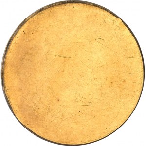 Georg IV (1820-1830). Einheitlicher Versuch der Vorderseite von 2 Pfund, Gebräunter Zuschnitt (PROOF) 1824, London.