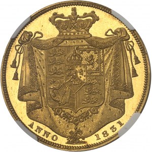 Viliam IV (1830-1837). 2 sovereigny, leštený flan (PROOF) 1831, Londýn.