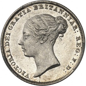 Victoria (1837-1901). 6 pence 1848/6, Londres.