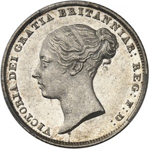 Victoria (1837-1901). 6 pence 1848/6, Londres.