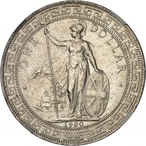 Hong Kong, Singapore e Malesia (Insediamenti dello Stretto). Trade Dollar 1930, Londra.