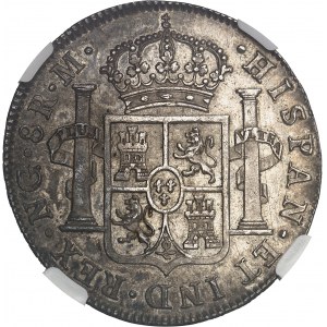 Ferdinand VII (1808-1833). 8 realů 1821 M, NG, Guatemala.