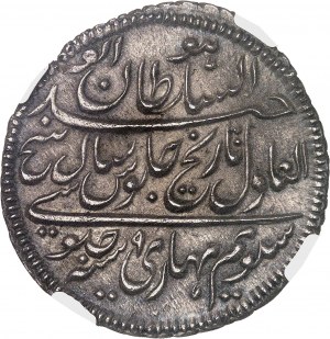 Mysore, Tipu sultán (1782-1799). Dvojitá rupie (Haidari) AM 1219/9 (1790), Patan (Seringapatan).