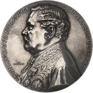 Wilhelmine (1890-1948). Medaille, Jonkheer Carel Herman Aart van der Wyck, Generalgouverneur, von J.-C. Chaplain 1899, Paris.