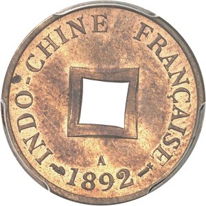 IIIe République (1870-1940). Sapèque 1892, A, Paris.