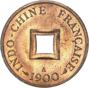 IIIe République (1870-1940). Sapèque, Flan bruni (PROOF) 1900, A, Paris.