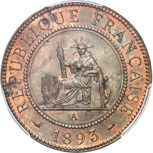 IIIe République (1870-1940). 1 centième 1893, A, Paris.